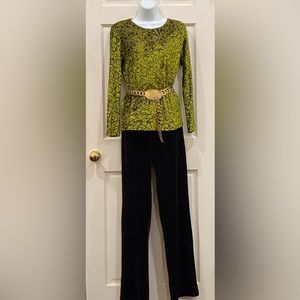 Joanna Trojer beautiful brown velvet pants